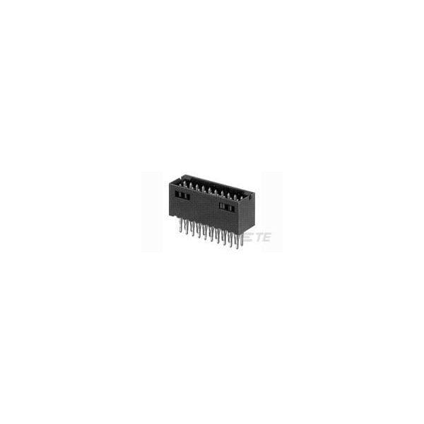 Te Connectivity Board Connector, 12 Contact(S), 2 Row(S), Male, Straight, 0.1 Inch Pitch, Solder Terminal, Detent, 102699-5 - main